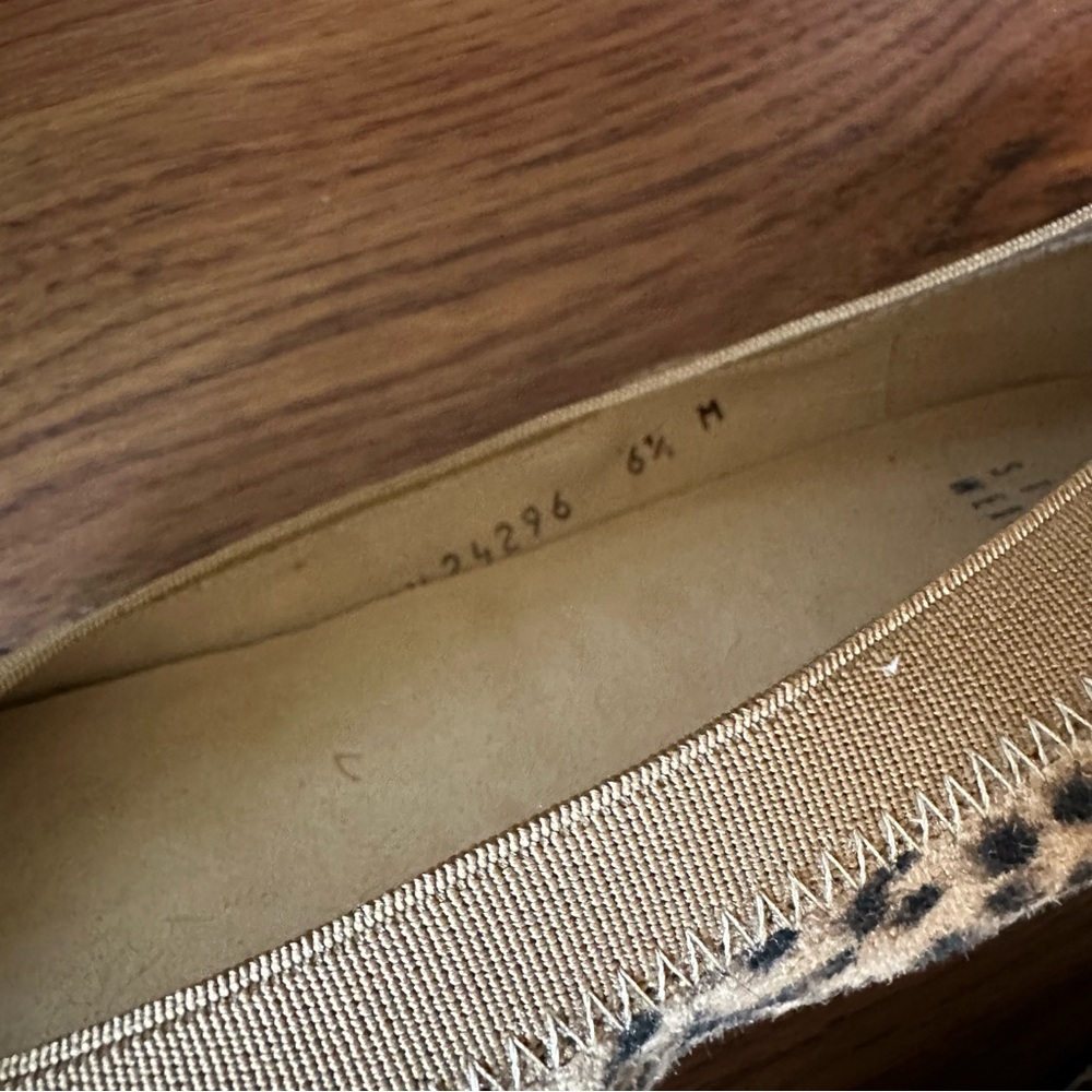 Stuart Weitzman Lastikon Leopard Print Suede Ball… - image 5